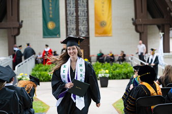 Recent Keuka College graduate Chloe Sears is a registered nurse in the University of Rochester Medical Center Division of Palliative Care. 
